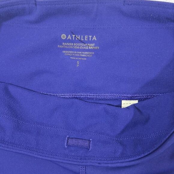 Athleta Rainier High Rise Bootcut Pant Noble Blue Womens Small 467899 Hiking Ski - Picture 6 of 12